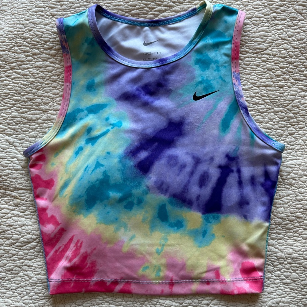 Nike Multicolor Tie-Dye Crop Top